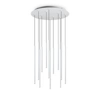 Ideal Lux Filo 12 LED Light Cluster Pendant in White Finish