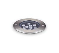 Ideal Lux Floor Large LED Recessed Light in Steel Finish