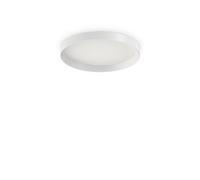 Ideal Lux Fly Decorative Round Simple Flush White, 3000K