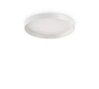 Ideal Lux Fly Decorative Round Simple Flush White, 4000K