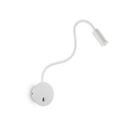 Ideal Lux Focus Led 1 Light Wall Light White
