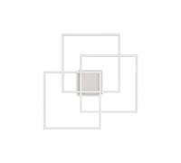 Ideal Lux Frame Square Integrated Led Semi Flush Ceiling Light White 2700K