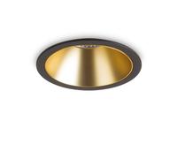 Ideal Lux Game 8.5Cm Led Recessed Downlight Black Gold 4000K