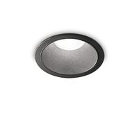 Ideal Lux Game Round 11W 2700K LED Recessed light in Black Finish