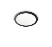 Ideal Lux Game Round Recessed Downlight Black White 3000K