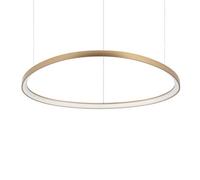 GEMINI 105cm Integrated LED Pendant Ceiling Light Brass 3000K Netlighting Yellow One Size