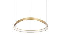 Ideal Lux Gemini 61Cm Led Integrated Led Pendant Ceiling Light Brass 2700K