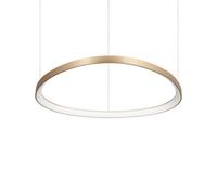 Ideal Lux Gemini 81Cm Led Integrated Led Pendant Ceiling Light Brass 2700K