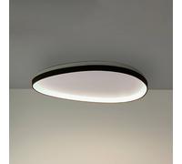 Ideal Lux Gemini 81Cm Dali Integrated Led Semi Flush Light Black 5400Lm 3000K