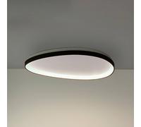Ideal Lux Gemini 81Cm Led Integrated Led Semi Flush Ceiling Light Black 2700K