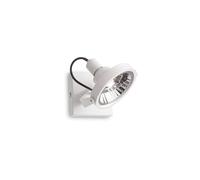 Ideal Lux Glim 1 Light Ceiling Light White