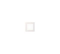 Luminosa Lighting Luminosa Groove Led 1 Light Small Square Warm Recessed Spotlight Panel White