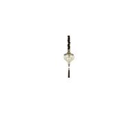 Ideal Lux Harem - 1 Light Ceiling Pendant Antique Brass, Amber, Glass, E27