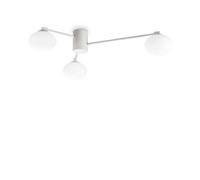 Ideal Lux Hermes 3 Light 90Cm Globe Ceiling Light White