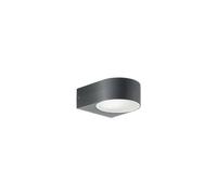 Luminosa Lighting Luminosa Iko 1 Light Outdoor Up Down Wall Light Anthracite Ip55, E27