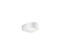 Luminosa Lighting Luminosa Iko 1 Light Outdoor Up Down Wall Light White Ip55, E27