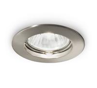 IDEAL LUX Jazz recessed ceiling lamp round GU10 nickel