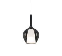 Ideal Lux Kalique 1 hanging light, smoke grey, Ø 18 cm