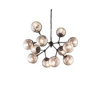 Luminosa Lighting Luminosa Kepler 12 Light Ceiling Pendant Black