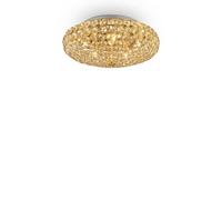 Ideal Lux King 5 Light Ceiling Light Gold