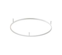 Ideal Lux Oracle Slim 90cm Round 3000K LED Flush Ceiling Fitting in White Finish