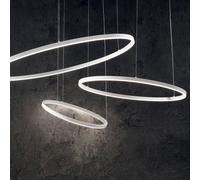 Ideal Lux LED hanging light Oracle Slim Ø 50 cm white 3,000 K