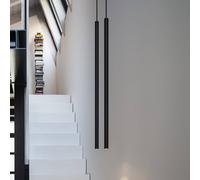 Ideal Lux Ultrathin Integrated Led Slim 100Cm Pendant Ceiling Light Matte Black 1150Lm 3000K