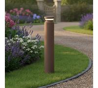 Ideal Lux Boeing 70Cm Led Outdoor Bollard Coffee 3000K Ip65
