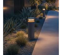 Ideal Lux Boeing 40Cm Led Outdoor Bollard Anthracite 3000K Ip65