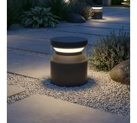 Ideal Lux Boeing 15Cm Led Outdoor Pedestal Light Black 3000K Ip65