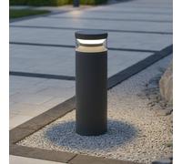 Ideal Lux LED pedestal light Boeing, black, height 40 cm