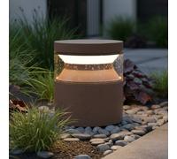 Ideal Lux Boeing 15Cm Led Outdoor Pedestal Light Coffee 3000K Ip65