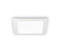 Luminosa Lighting Luminosa Groove Led 1 Light Small Square Warm Recessed Spotlight Panel White