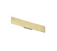 Ideal Lux LED wall lamp Zig Zap, width 53 cm, brass-coloured