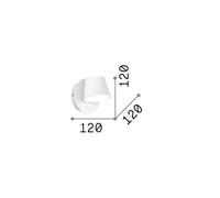 Luminosa Lighting Luminosa Gim Led Light Dome Wall Light Black