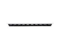Ideal Lux Lika 10 Light Recessed Downlight Black, 4000K, 21W