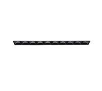 Ideal Lux Lika 10 Light Recessed Downlight Black, 4000K, 21W