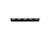 Ideal Lux Lika Led 5 Light Recessed Spotlight White