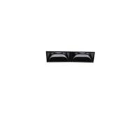 Ideal Lux Lika Twin Recessed Downlight Black, 4000K, 6W