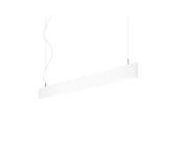 Linus Integrated LED Indoor Linear Ceiling Pendant Lamp 1 Light White 3000K Netlighting White One Size