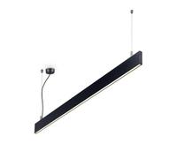 Linus Integrated LED Indoor Linear Ceiling Pendant Lamp 1 Light Black 3000K Netlighting Black One Size