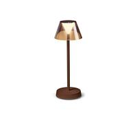 Ideal Lux Lolita LED patio light, battery coffee