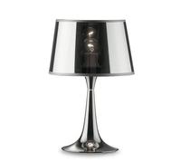IDEAL LUX London Cromo table lamp height 36.5 cm