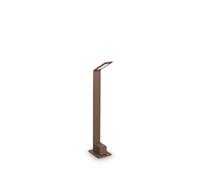Ideal Lux Luminosa Agos Integrated Led Outdoor Short Bollard Brown 670Lm 3000K Ip54