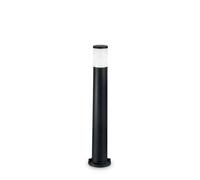Ideal Lux Amelia 1 Light Outdoor Bollard Light Black Ip55, E27