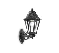 Fumagalli Anna Large Single Light Outdoor Wall Lantern in Black Finish