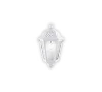 Fumagalli Anna Outdoor Small Half Wall Lantern in White Finish