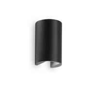 Ideal Lux Ollo LED Up & Down Outdoor Wall Fitting in Black Finish