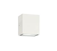 Ideal Lux Luminosa Argo Led Outdoor Cubic Up & Down Wall Light White Ip65, 3000K