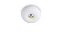 Ideal Lux Luminosa Arizona 2 Light Flush Ceiling Light White